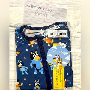 Little Sleepies Bluey Dance Mode Zippy - 2T - BRAND NEW IN BAG